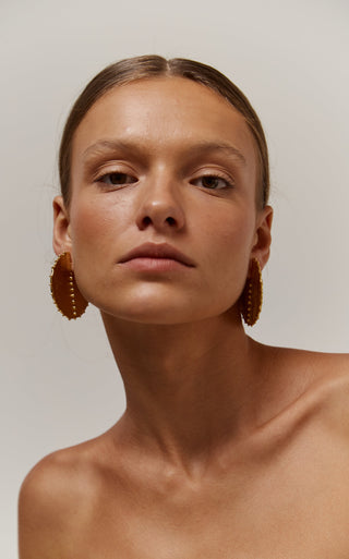 Vara 18k Gold-Plated Earrings